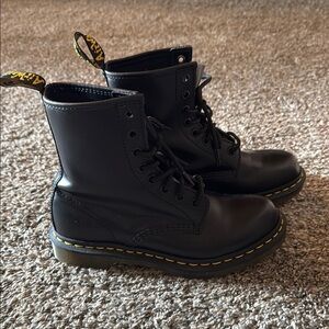 Dr. Martens Black Combat Boots